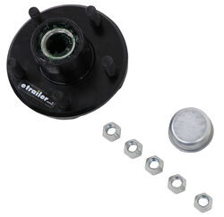 Trailer Idler Hub Assembly for 2K Axles - 10" to 12" Wheels - 5 on 4-1/2 - Pre-Greased    