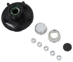 Easy Grease Trailer Idler Hub Assembly for 2K Axles - 10" to 12" - 5 on 4.5 - Pre-Greased 