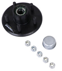 Trailer Idler Hub Assembly for 2K Axles - 13" to 15" Wheels - 5 on 4-1/2 - Pre-Greased    