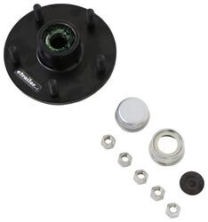 Easy Grease Trailer Idler Hub Assembly for 3.5K Axles - 5 on 5-1/2 - Pre-Greased                    