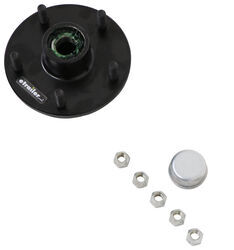 Trailer Idler Hub Assembly for 3,500-lb Axles - 5 on 5-1/2 - Pre-Greased                            