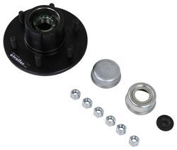 Easy Grease Trailer Idler Hub Assembly for 6K Axles - 6 on 5-1/2 - Pre-Greased - AKIHUB-655-6-EZ-K