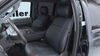 2016 ford f-350 super duty  40/20/40 split bench clazzio custom seat covers - leather front and rear black
