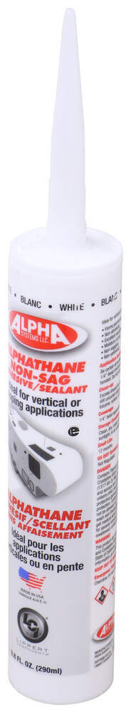 Alpha Systems AlphaThane 5160 Non-Sag Sealant for RVs - White - 9.8 oz ...