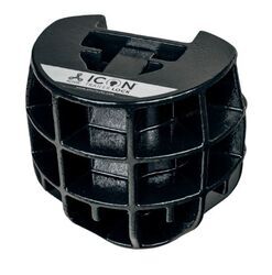 ICON Trailer Coupler Lock for Sleeve-Lock 2-5/16" Ball Coupler - Cast and Stainless - Black - AL68DQ
