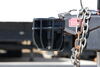0  trailer tongue lock altor locks surround icon coupler for flat lip 2-5/16 inch ball - cast and stainless steel black