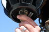 0  trailer tongue lock altor locks surround fits 2-5/16 inch ball icon coupler for flat lip - cast and stainless steel black