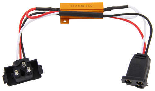 Optronics Load Resistor for LED Lights - Male PL-3 Plug and Female PL-3 ...