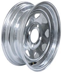 Steel Spoke Trailer Wheel - 12" x 4" Rim - 4 on 4 - Galvanized Finish - AM20124