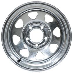 Steel Spoke Trailer Wheel - 14" x 6" Rim - 5 on 4-1/2 - Galvanized Finish - AM20354
