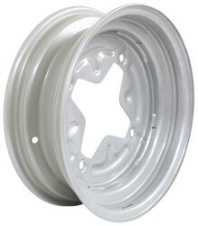 Dexstar Vintage Steel Wheel w/ +5 mm Offset - 15" x 5" Rim - 4 on 9.44 - Silver - AM20395