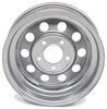 Dexstar Steel Mini Mod Trailer Wheel - 15" x 5" Rim - 5 on 5 - Silver Powder Coat Steel Wheels - Powder Coat AM20427
