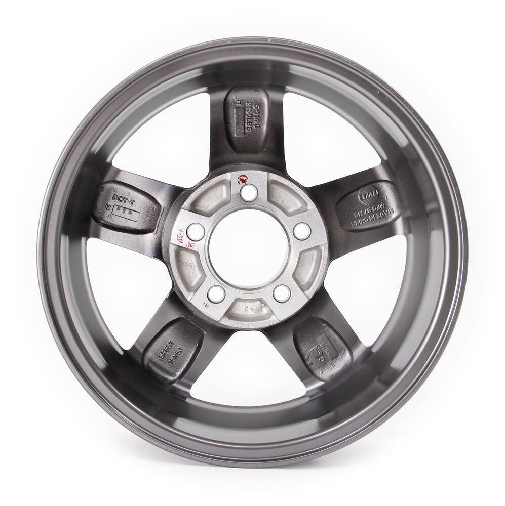 Aluminum HWT 07 Series 5 Spoke Trailer Wheel - 15" x 5" - 5 on 4-1/2 HWT Trailer Tires and 5 On 4 1 2 Aluminum Trailer Wheels