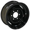 Dexstar Conventional Steel Wheel - 15" x 6" Rim - 6 on 5-1/2 - Black Powder Coat