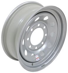 Dexstar Silver Modular Trailer Wheel - 16" x 6" Rim - 8 on 6-1/2 - AM20760