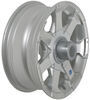 14 inch 5 on 4-1/2 aluminum hi-spec series 06 trailer wheel - x 5-1/2 rim silver