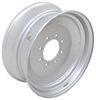 wheel only 17-1/2 inch hub-piloted steel w -0.5 offset - x 6-3/4 8 on 6-1/2 gray
