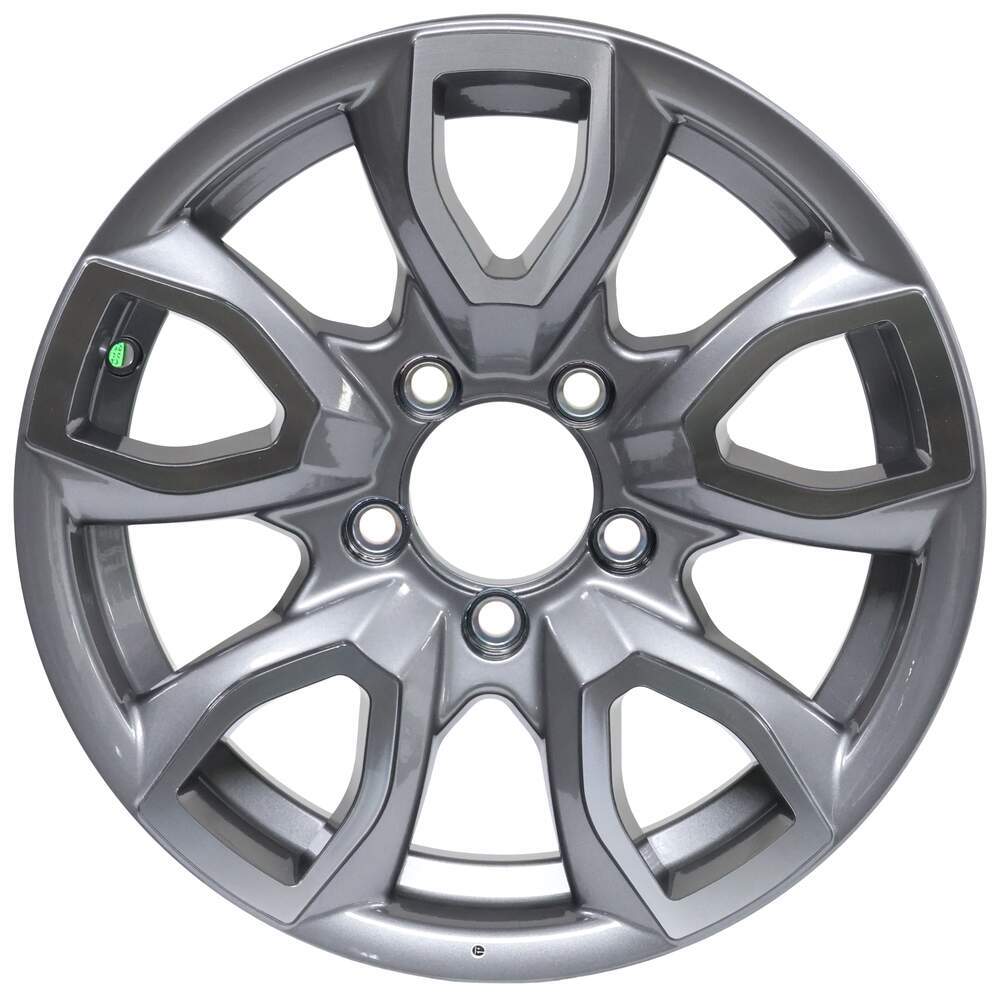 Aluminum AM03 Series Gunmetal Gray Machined Trailer Wheel - 15