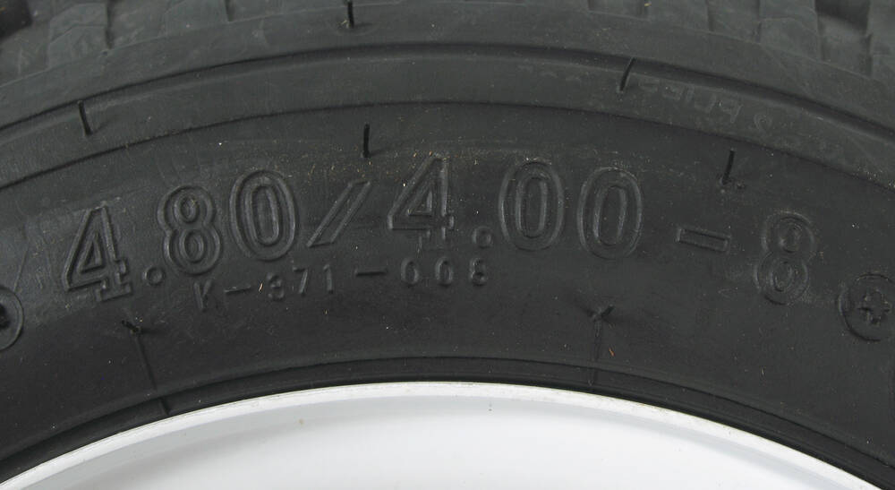 4.80/4.00-8 Bias Tire With 8 Galvanized Wheel – CE Smith Online Store