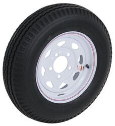 Kenda 5.30-12 Bias Trailer Tire with 12" White Wheel - 5 on 4-1/2 - Load Range B - AM30740