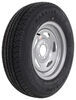 Karrier ST205/75R15 Radial Trailer Tire with 15" Silver Wheel - 5 on 4-1/2 - Load Range C 15 Inch AM32386