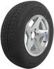 15 inch 5 on 4-1/2 karrier st205/75r15 radial trailer tire with aluminum wheel - load range c