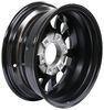 wheel only aluminum am03 series black machined trailer - 15 inch x 6 rim on 5-1/2