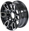 wheel only 15 inch aluminum am03 series black machined trailer - x 6 rim on 5-1/2