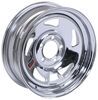 Steel Directional Trailer Wheel - 15" x 5" Rim - 5 on 4-1/2 - Chrome Finish