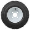 Kenda 165/65-8 Bias Trailer Tire with 8" White Wheel - 4 on 4 - Load Range C 4 on 4 Inch AM3H200