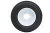 tire with wheel 5 on 5-1/2 inch kenda loadstar 205/65-10 bias trailer w/ 10 solid center - lr c