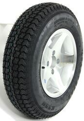 Loadstar ST175/80D13 Bias Trailer Tire with 13" Aluminum Wheel - 4 on 4 - Load Range B - AM3S101
