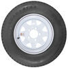 Loadstar ST185/80D13 Bias Trailer Tire with 13" White Wheel - 5 on 4-1/2 - Load Range D Load Range D AM3S331