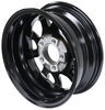 wheel only 5 on 4-1/2 inch aluminum am03 series black machined trailer - 14 x 5-1/2 rim