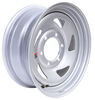 wheel only 15 inch steel directional silver trailer - x 6 rim on 5-1/2