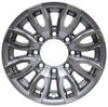 wheel only 16 inch aluminum am03 series gunmetal gray machined trailer - x 6 rim 8 on 6-1/2