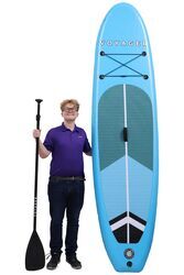 AO Coolers Voyager Stand Up Paddleboard Package - Inflatable - 10'6" - Blue - AM67NR