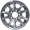 wheel only 13 inch aluminum am03 series gunmetal gray machined trailer - x 4-1/2 rim 5 on