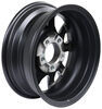wheel only aluminum am03 series matte black machined trailer - 14 inch x 5-1/2 rim 5 on 4-1/2
