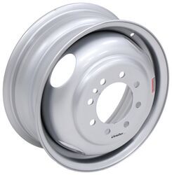 Steel Dual Wheel with Offset - 16" x 6" Rim - 8 on 6.5 - 4.77" Pilot - Silver - AM83NR