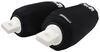 hull solid rotomolded boat fenders w/ neoprene covers for 16' to 22' long boats - white vinyl qty 2