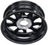 wheel only aluminum am03 series black machined trailer - 15 inch x 5 rim on 4-1/2