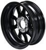 wheel only 5 on 4-1/2 inch aluminum am03 series black machined trailer - 15 x rim