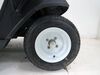 Kenda 205/50-10 Bias Golf Cart Tire with 10" White Wheel - 4 on 4 - Load Range B Bias Ply Tire AM90016