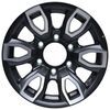 wheel only 15 inch aluminum am03 series matte black machined trailer - x 6 rim on 5-1/2