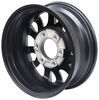 wheel only 6 on 5-1/2 inch aluminum am03 series matte black machined trailer - 15 x rim