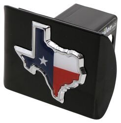 Elektroplate State of Texas Colored Flag Matte Metal Hitch Cover 