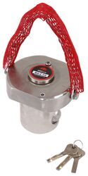 AMPLock Trailer Coupler Lock for 2-1/2" Lunette Ring - Stainless Steel - AMP39FR