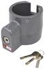 amplock king pin lock for pullrite and sidewinder 5th wheel boxes - steel