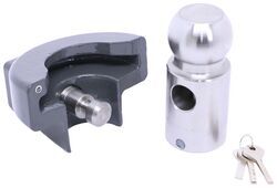 AMPLock Trailer Coupler Lock for Flat Lip 2-5/16" Ball Couplers - Ductile Cast Iron - AMP74FR